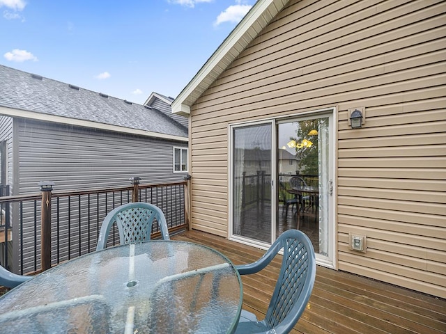 9185 Golden Pond Ln N, Monticello, MN 55362 - deck featuring outdoor dining space