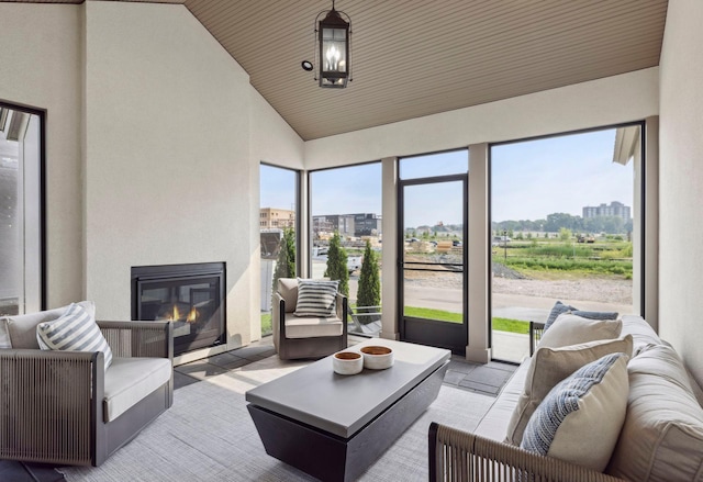 956 Mississippi River Blvd S, Saint Paul, MN 55116 - sunroom / solarium featuring vaulted ceiling
