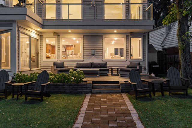2807 Mckenzie Point Rd, Minnetonka, MN 55391 - patio / terrace featuring an outdoor hangout area and area for grilling