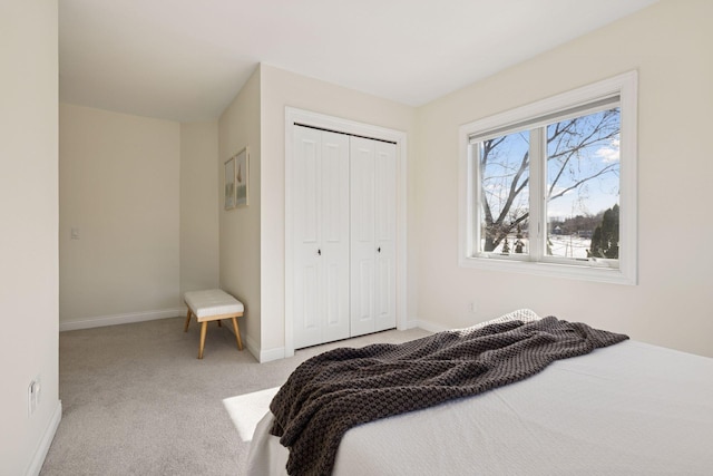 2807 Mckenzie Point Rd, Minnetonka, MN 55391 - bedroom featuring light colored carpet and a closet