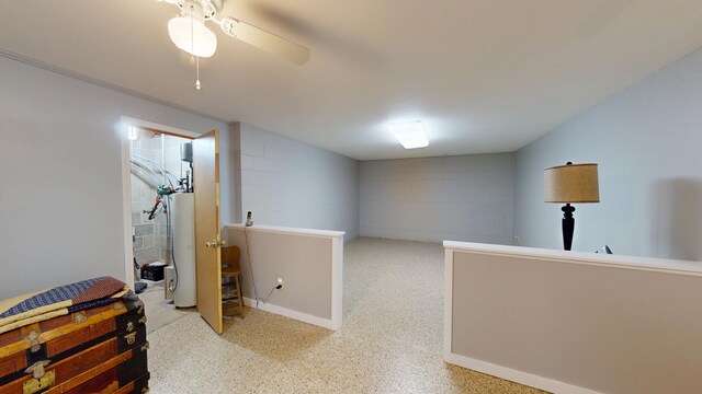 2017 Highland Ave, Albert Lea, MN 56007 - finished below grade area featuring water heater and baseboards