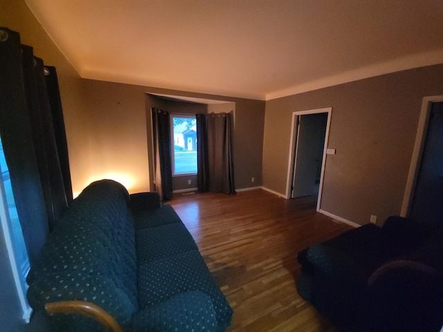302 3rd St W, Hastings, MN 55033 - living area with wood finished floors and baseboards