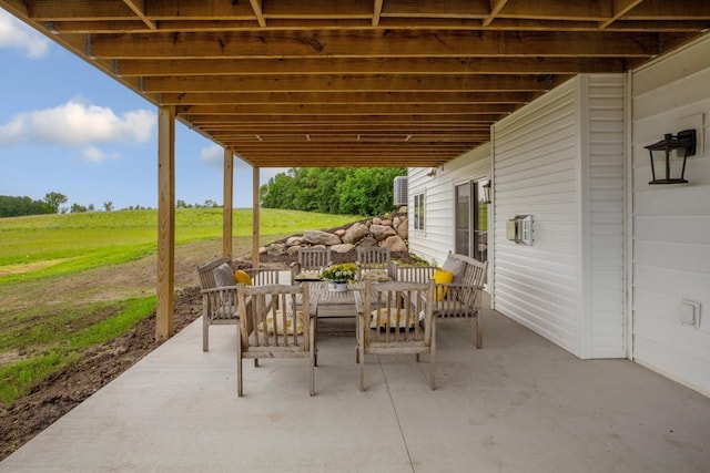 13827 Halstad Ave, Lonsdale, MN 55046 - view of patio / terrace with a view of countryside