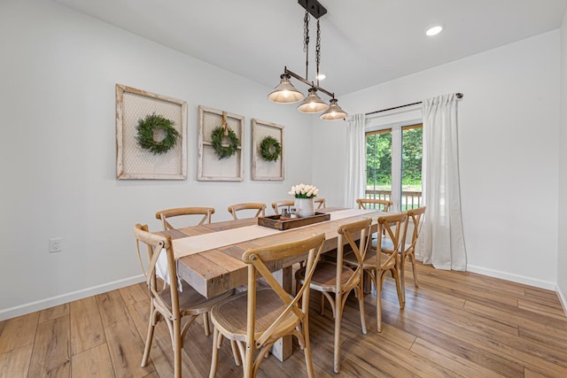 13827 Halstad Ave, Lonsdale, MN 55046 - dining room featuring light wood finished floors and recessed lighting