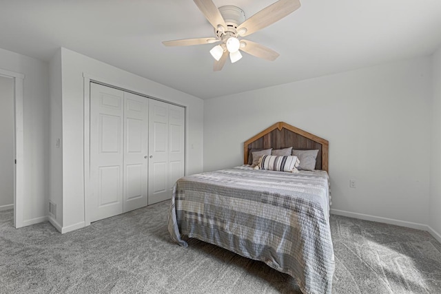 13827 Halstad Ave, Lonsdale, MN 55046 - carpeted bedroom with a closet and a ceiling fan