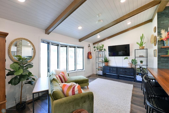 2833 1st St N, Fargo, ND 58102 - living area featuring recessed lighting and dark wood-style floors