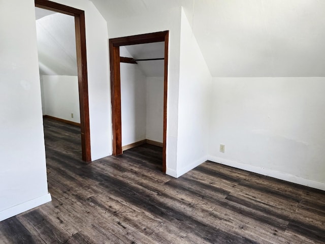 915 14th Ave SE, Austin, MN 55912 - bonus room with lofted ceiling and dark wood-style flooring