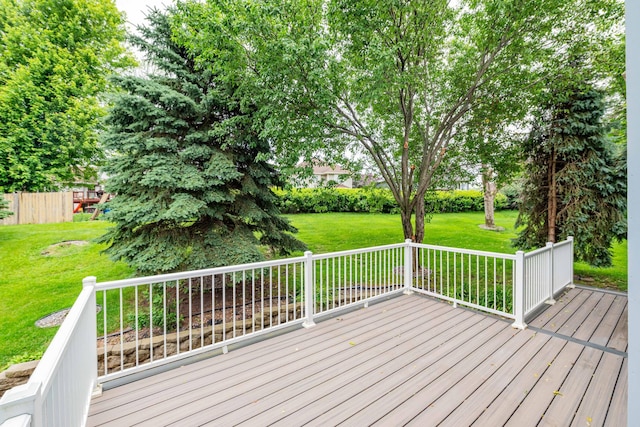 6262 Fernbrook Ln N, Maple Grove, MN 55311 - deck featuring a yard