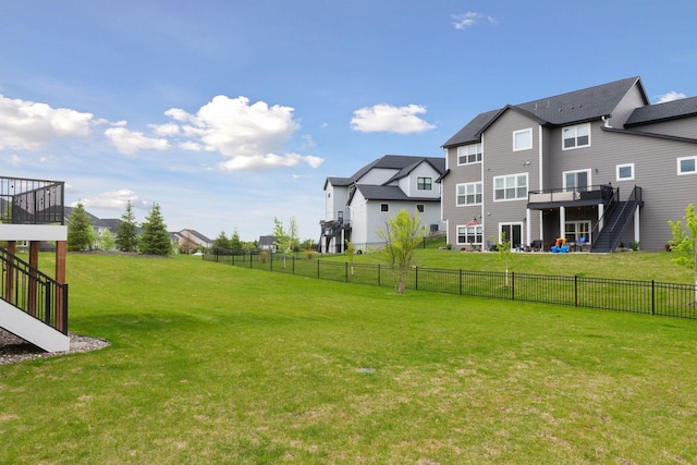 6333 Yuma Ln N, Maple Grove, MN 55311 - fenced backyard featuring a wooden deck and a residential view