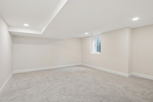 4236 22nd Ave S, Minneapolis, MN 55407 - basement featuring light colored carpet and recessed lighting