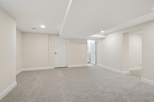 4236 22nd Ave S, Minneapolis, MN 55407 - finished basement with carpet and recessed lighting