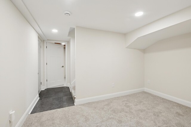 4236 22nd Ave S, Minneapolis, MN 55407 - interior space with recessed lighting and dark carpet