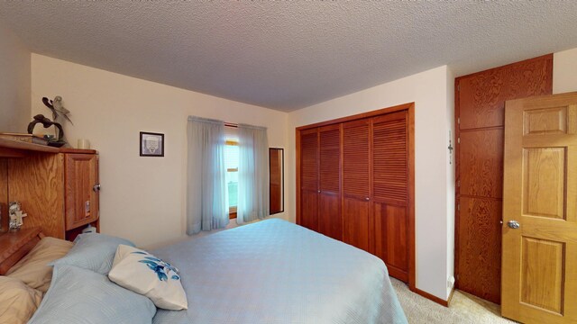 216 1st St, Kiester, MN 56051 - bedroom featuring light carpet and a closet