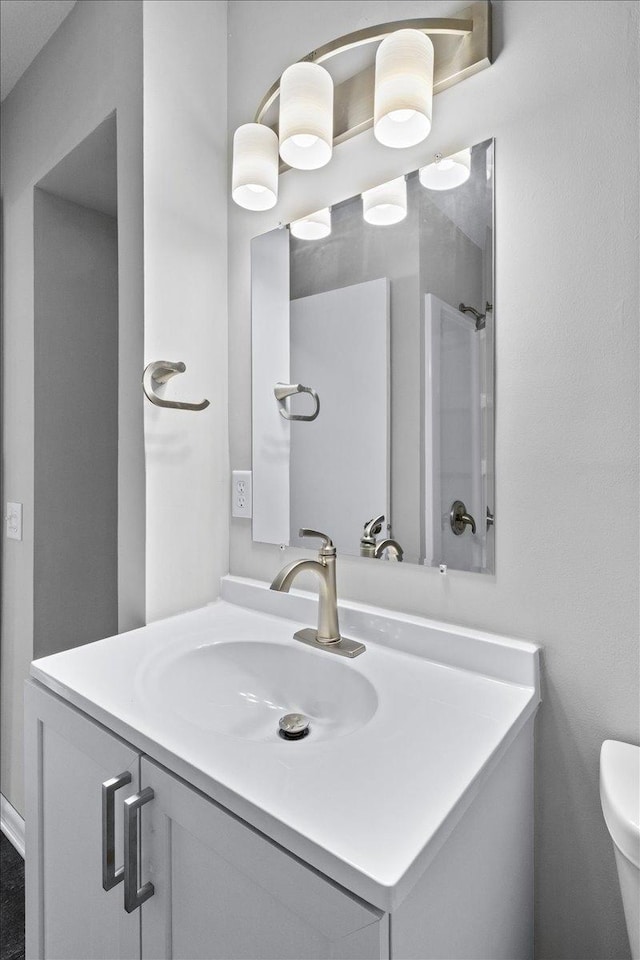 422 Jefferson Ave S, Edina, MN 55343 - bathroom featuring vanity and toilet
