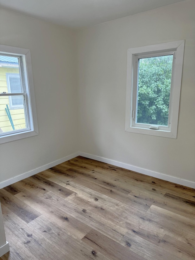 251 Colfax Ave NE, Hector, MN 55342 - spare room with wood finished floors and baseboards