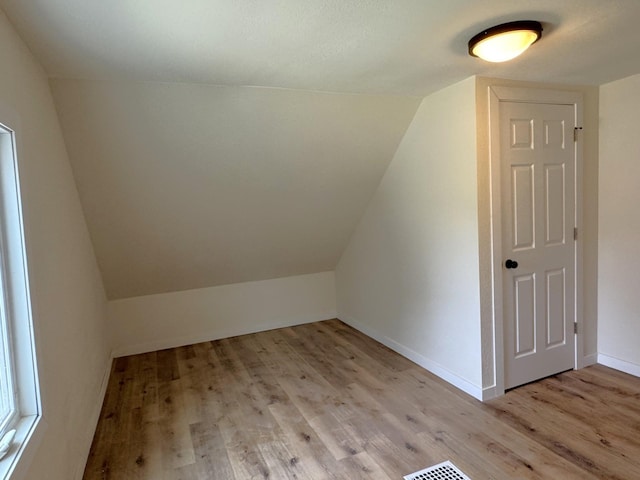 251 Colfax Ave NE, Hector, MN 55342 - additional living space featuring light wood-style floors and lofted ceiling