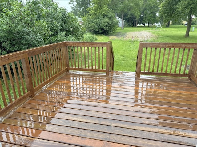251 Colfax Ave NE, Hector, MN 55342 - deck with a yard