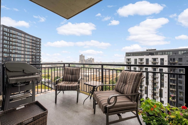 1120 2nd St Unit 1002, Minneapolis, MN 55415 - balcony with a city view and a grill