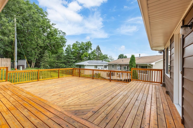 2735 Chisholm Ave N, Saint Paul, MN 55109 - view of wooden deck