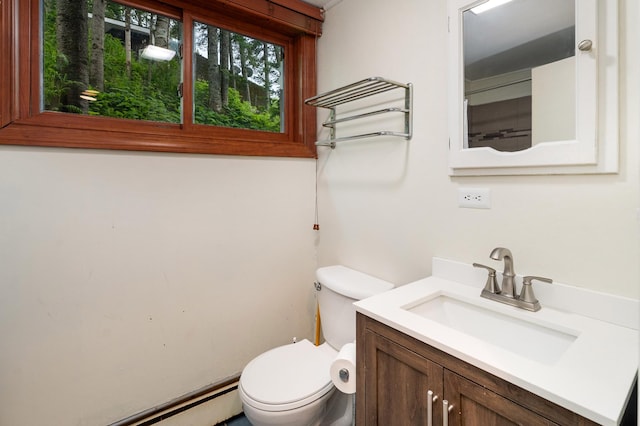6618 Sumac Dr, Grand Lake Twp, MN 55803 - bathroom with vanity and baseboard heating