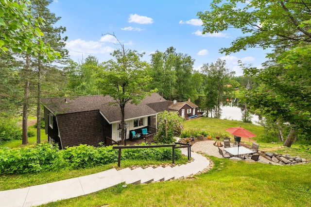 6618 Sumac Dr, Grand Lake Twp, MN 55803 - aerial view of property and surrounding area featuring a large body of water
