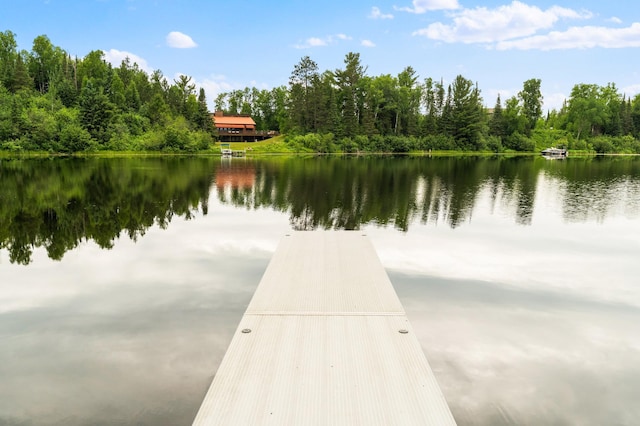 6618 Sumac Dr, Grand Lake Twp, MN 55803 - dock with a water view