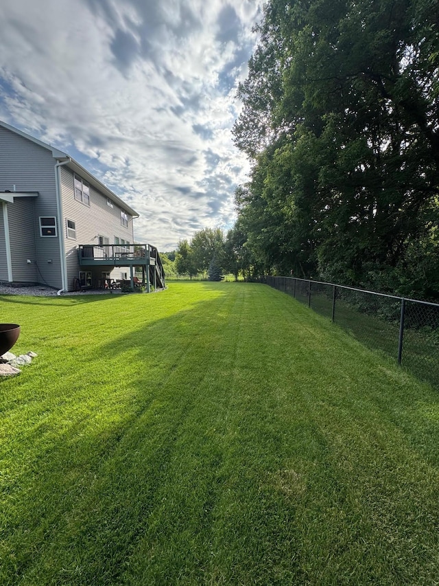 12372 73rd Ct NE, Otsego, MN 55330 - view of yard featuring a wooden deck