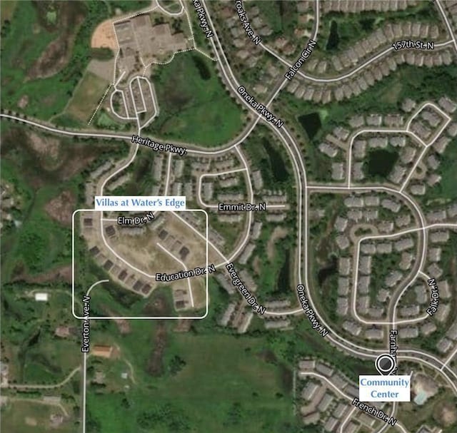 4838 Education Dr N, Hugo, MN 55038 - aerial map of property and surrounding area