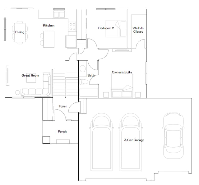 26645 8th St W, Zimmerman, MN 55398 - view of floor plan / room layout