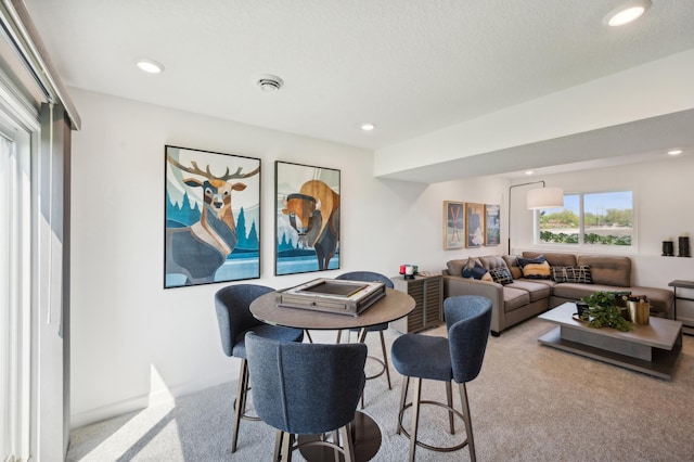 26645 8th St W, Zimmerman, MN 55398 - dining area with carpet floors and recessed lighting