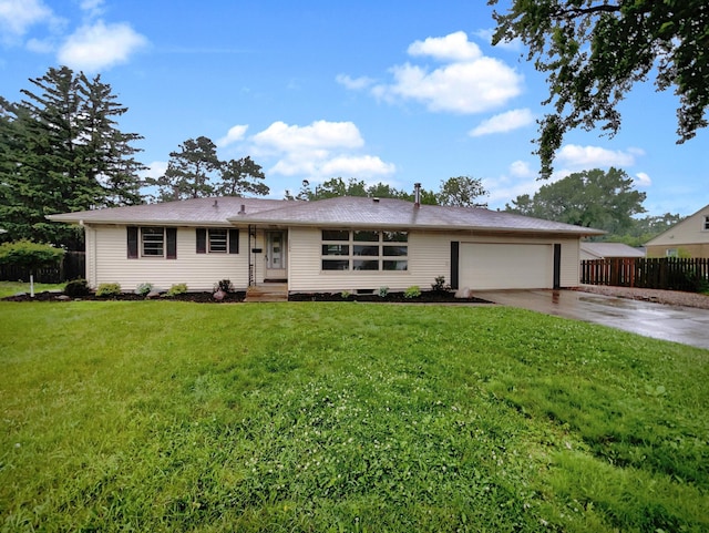 5808 Colfax Ave N, Brooklyn Center, MN 55430 - ranch-style home with an attached garage and concrete driveway