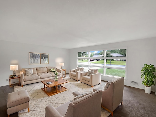 5808 Colfax Ave N, Brooklyn Center, MN 55430 - living room with carpet flooring and baseboards