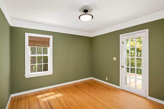4604 39th St, Saint Louis Park, MN 55416 - empty room featuring baseboards and wood finished floors