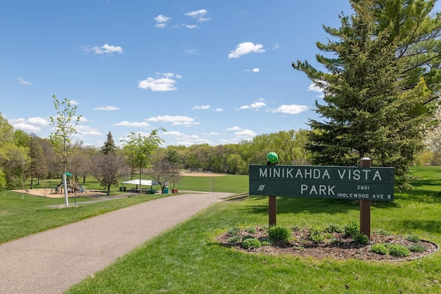 4604 39th St, Saint Louis Park, MN 55416 - surrounding community with a lawn