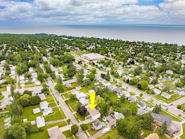 5120 Juniata St, Duluth, MN 55804 - aerial perspective of suburban area featuring a large body of water