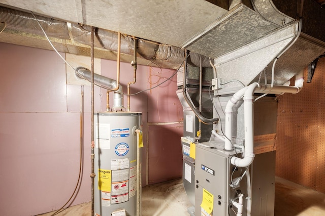 5123 Chicago Ave, Minneapolis, MN 55417 - utilities with water heater and heating unit