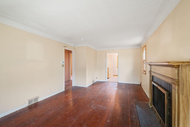 5123 Chicago Ave, Minneapolis, MN 55417 - unfurnished living room with a fireplace and hardwood / wood-style flooring