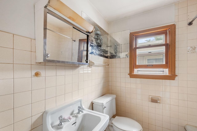 5123 Chicago Ave, Minneapolis, MN 55417 - bathroom with tile walls and a shower