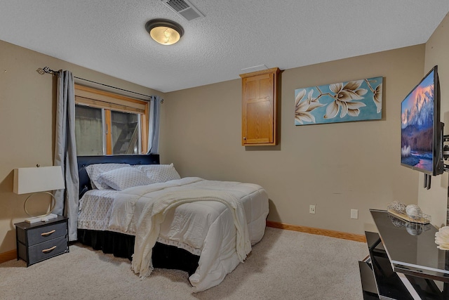 1302 Grizzly Ln, Sartell, MN 56377 - bedroom with light colored carpet and a textured ceiling