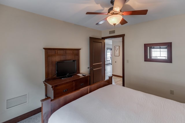 502 Cleveland Blvd Unit 3200, Walker, MN 56484 - bedroom featuring baseboards and a ceiling fan