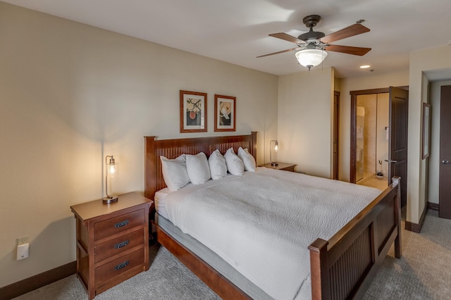 502 Cleveland Blvd Unit 3200, Walker, MN 56484 - bedroom with light colored carpet and a ceiling fan
