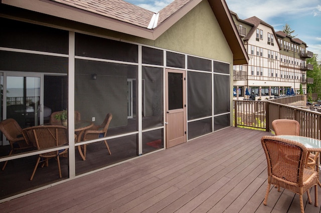 502 Cleveland Blvd Unit 3200, Walker, MN 56484 - wooden terrace with outdoor dining area