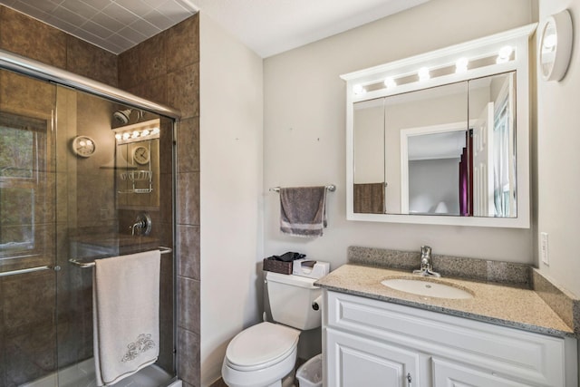 8924 Darnel Rd, Eden Prairie, MN 55347 - bathroom with vanity and a stall shower