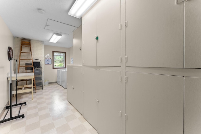 1150 Dellwood St S Unit 306, Cambridge, MN 55008 - interior space featuring washing machine and dryer and light flooring
