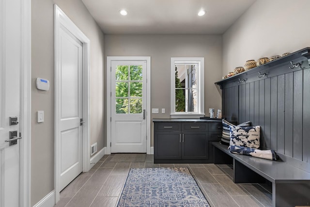 1595 Locust Hills Cir, Wayzata, MN 55391 - mudroom with recessed lighting and baseboards