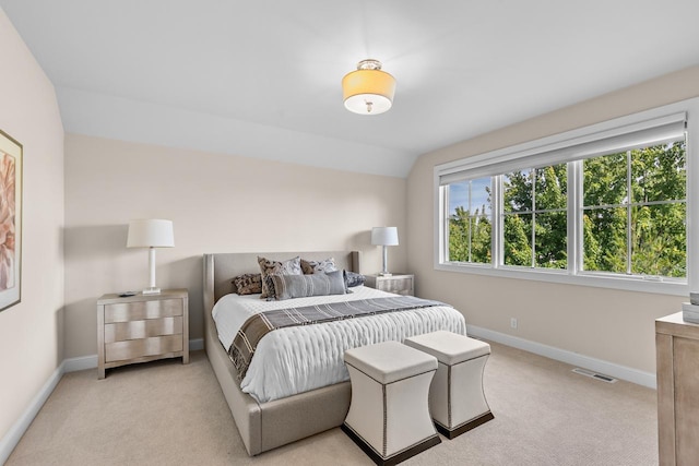 1595 Locust Hills Cir, Wayzata, MN 55391 - bedroom with light carpet and vaulted ceiling