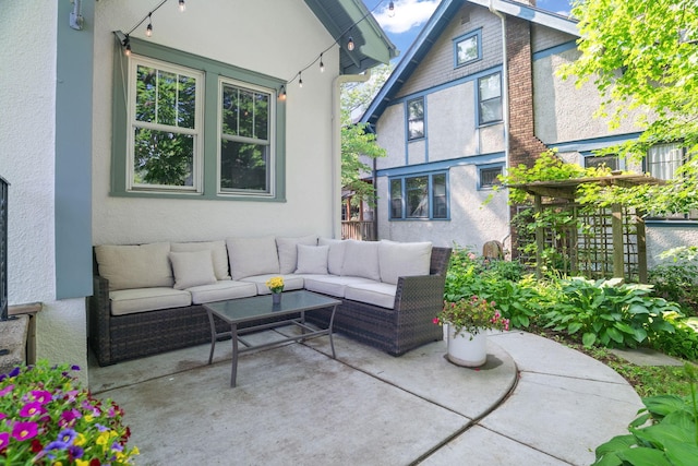 1511 Branston St, Saint Paul, MN 55108 - view of patio featuring an outdoor living space