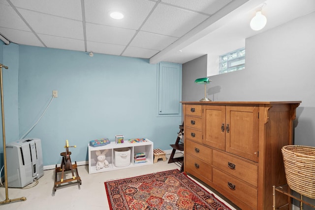 1511 Branston St, Saint Paul, MN 55108 - game room featuring a drop ceiling