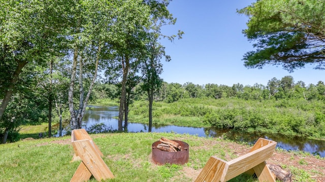 2756 7 5/8 Ave, Chetek, WI 54728 - view of yard featuring a water view