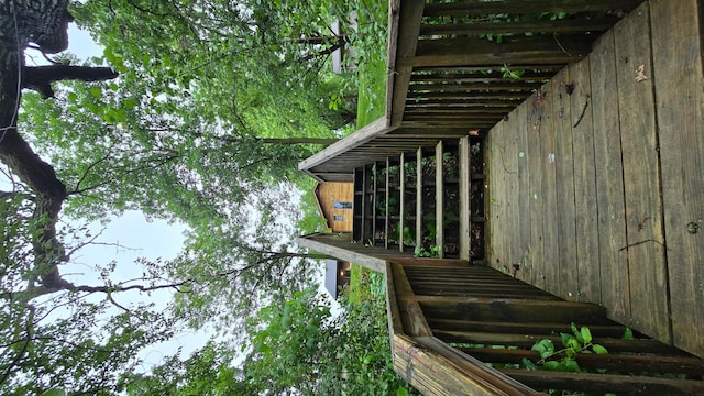 2145 Kenneth Dr, Albert Lea, MN 56007 - view of wooden terrace